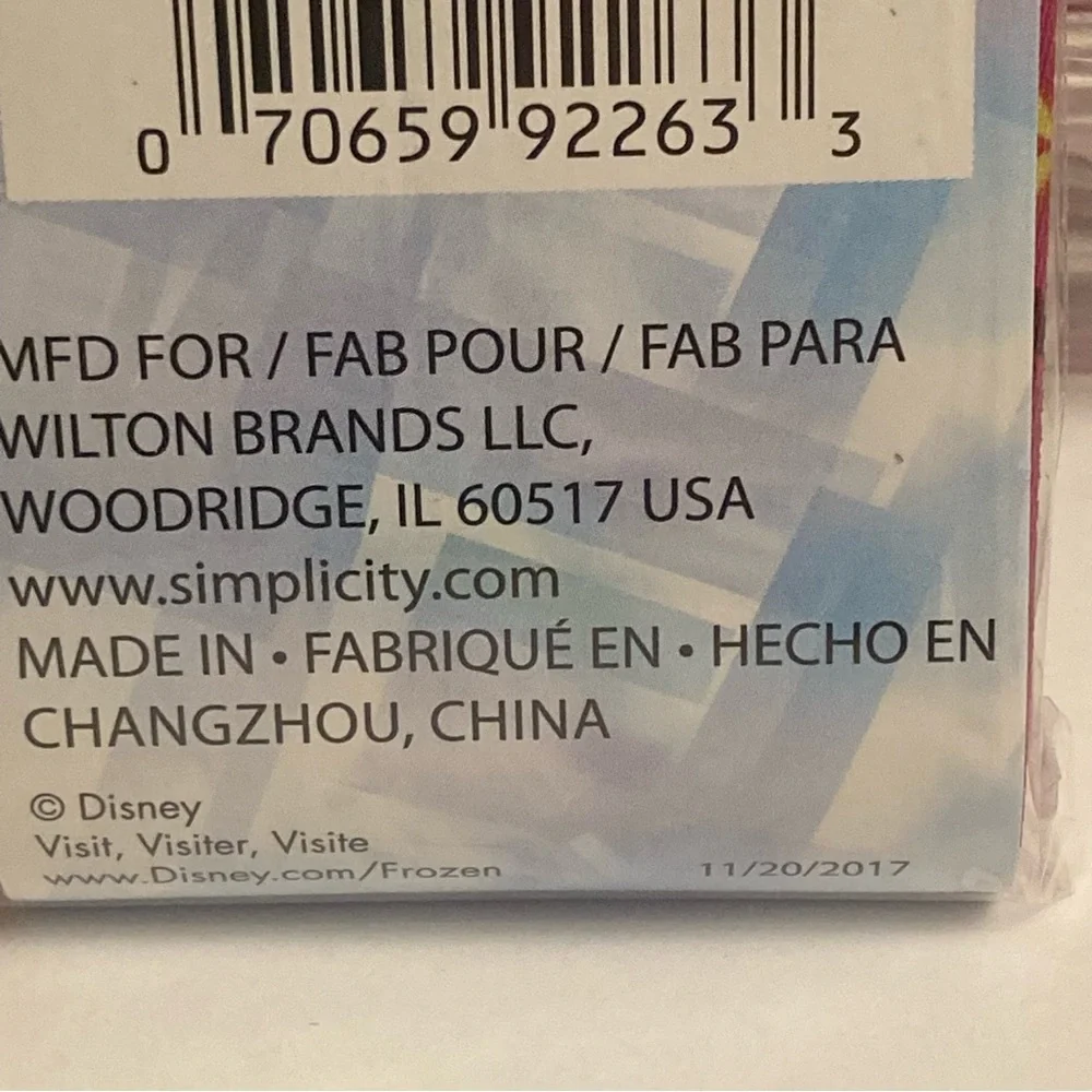 Disney Frozen Fancy Blanket Binding 4.75yd 20packs Anna Elsa Fabric Strips Craft